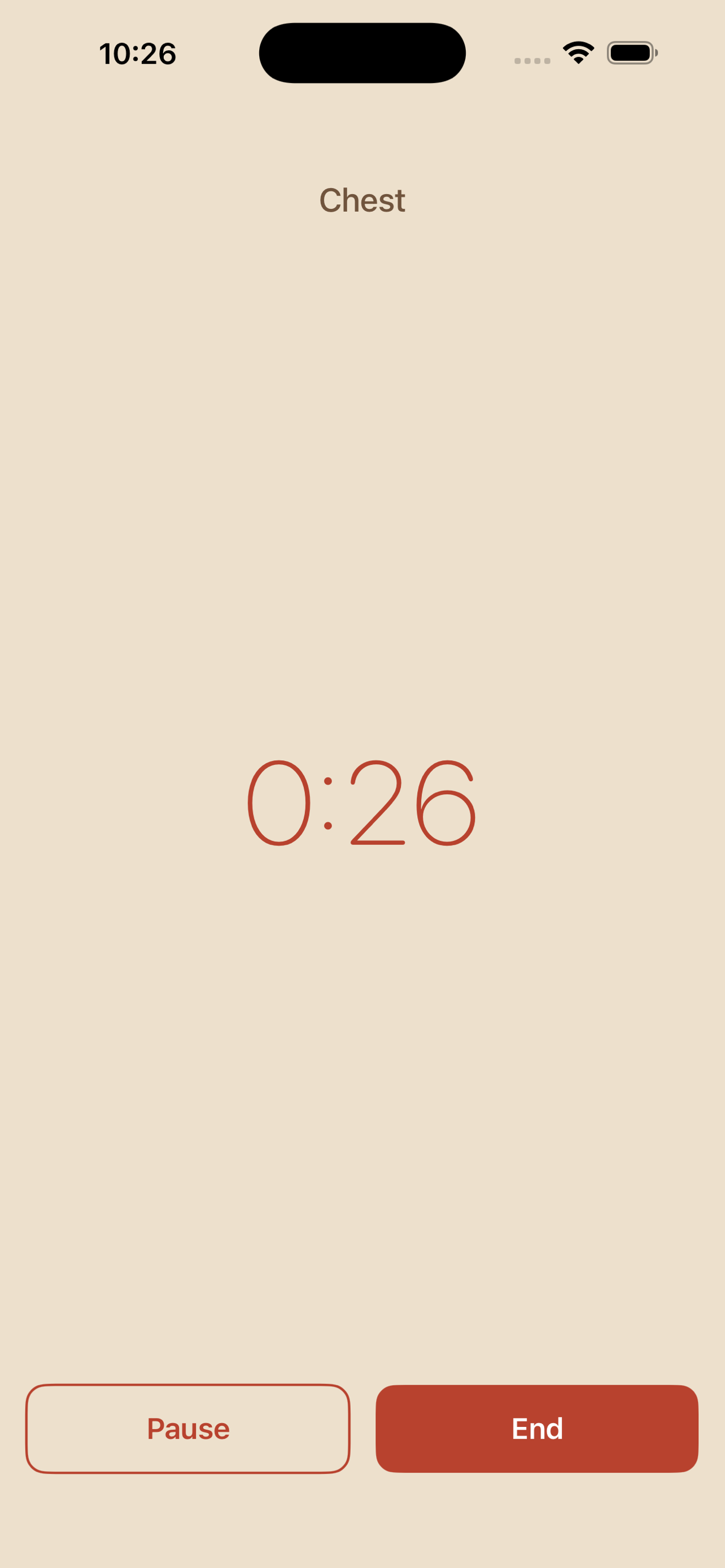 Active session timer